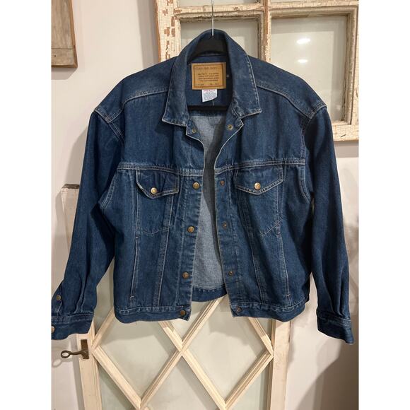 Vintage Calvin Klein size medium jean trucker jacket - Picture 1 of 3